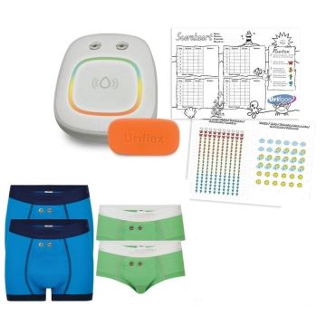 Trådlöst Enuresis Alarm med 2 st. sensor underbyxor